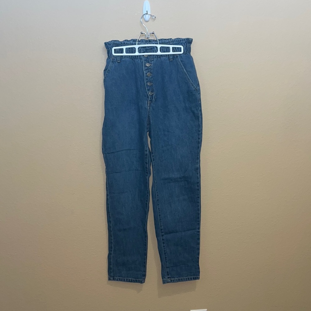 Forever 21 Paper-bag Baggy Jeans
